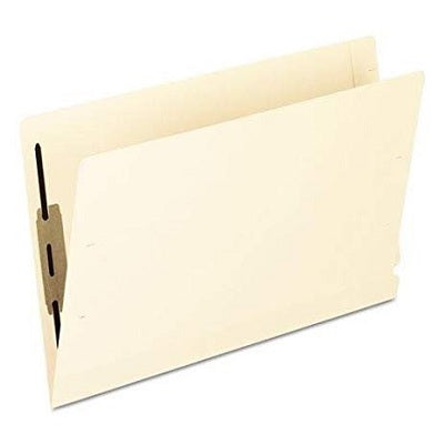 File Folder-End Tab, Legal W/Fastener Pos#1 Manila 50/Bx - 13210