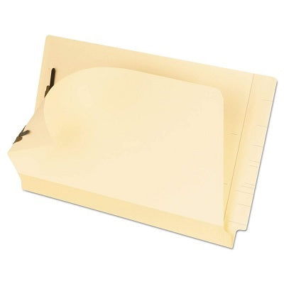 File Folder-End Tab, Legal W/ Fastener Pos# 1&3 Manila 50/Bx - 13220