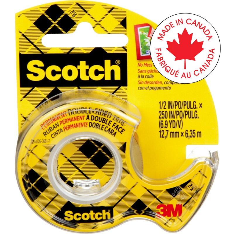 Tape-Double Stick 12.7Mm X 6.3M - 136NA