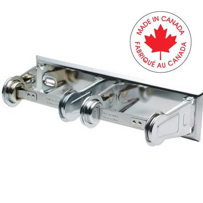 Toilet Paper Dispenser-Frost Double Roll, Chrome - 150