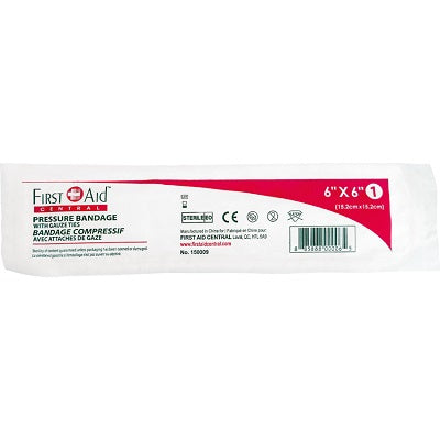 Compress-6" X 6" Sterile Pressure Bandage - 150009
