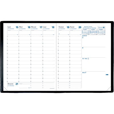 Planner Refill-Weekly, 9.5X6.25 Minister French 2025 - 15001F