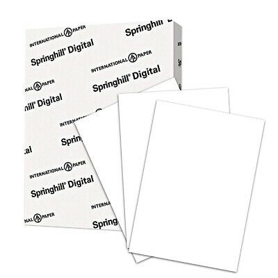 Card Stock-Springhill Digital Index 110# 8.5X11 92B White - 15300