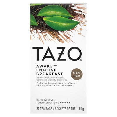 Tea Bags-Tazo Awake English Breakfast 20/Bx - 15LI143-AWAKE20CT