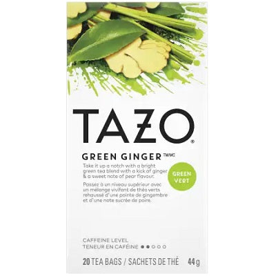 Tea Bags-Tazo Green Ginger 20/Bx - 15LI143-GRGINGER20CT