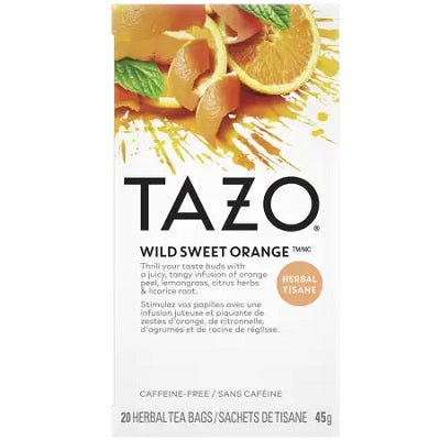 Tea Bags-Tazo Wild Sweet Orange 20/Bx - 15LI143-WILDORG20CT