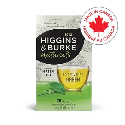 Tea Bags-Higgins & Burke Naturals, F.Valley Green (30377) - 15MP104-GRTEA20S