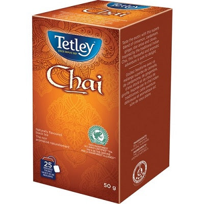 Tea Bags-Tetley Chai Premium (03598) - 15TE130-CHAI25CT