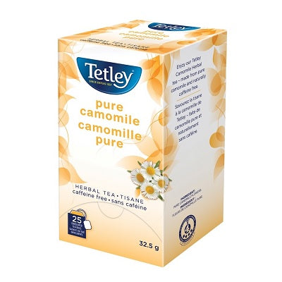 Tea Bags-Tetley Herbal Pure Camomile (03595) - 15TE130-CHAM25CT