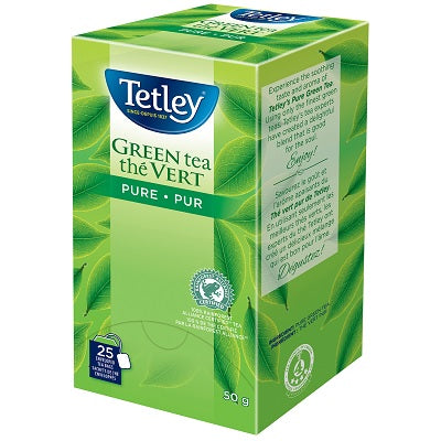 Tea Bags-Tetley Pure Green (03591) - 15TE130-PUREGRN25CT
