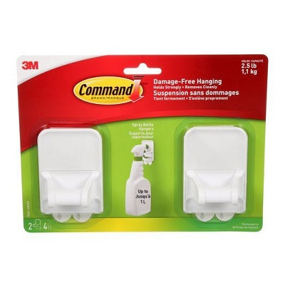 Hangers-Spray Bottle, Command, White 2/Pack - 17009-HW2EF