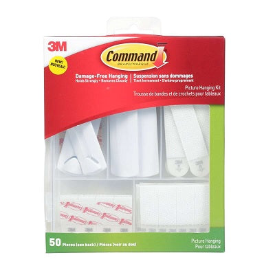 Picture Hanging Kit-Command Adhesive, 50 Pieces - 17213-EF