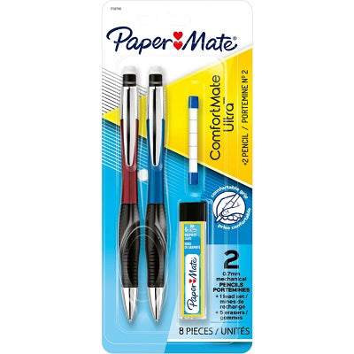 Pencil-Mechanical Comfortmate Ultra 0.7Mm Set 2/Pk - 1738796