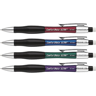 Pencil-Mechanical Comfortmate Ultra 0.7Mm Assorted 12/Bx - 1738798
