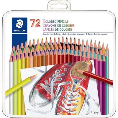 Pencils-Coloured, Staedtler, 72/Set - 175M72