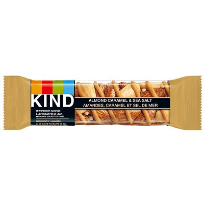 Snack Bar-Kind Almond, Caramel & Sea Salt 12 X 40G. (18691) - 17794