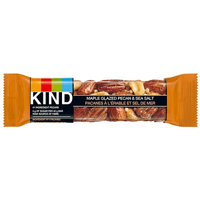 Snack Bar-Kind Maple Glazed Pecan & Sea Salt 12 X 40G(18692) - 17795