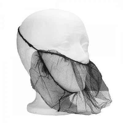 Beard Net-Mesh Honeycomb Brown 100/Pk - 1794
