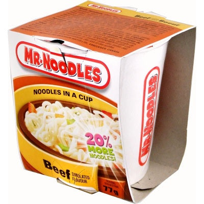 Soup-Mr. Noodles In A Cup, Beef 64G. 12/Ctn - 17MN100-BEEF12X64