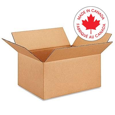 Box-Shipping, Corrugated 12 X 9 X 6"H, Kraft 25/Pack - 1804005B