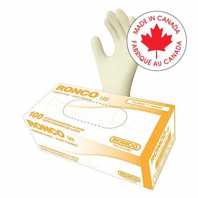 Gloves-Examination, Le2 Latex, Tan, Extra Large 100/Box - 1853