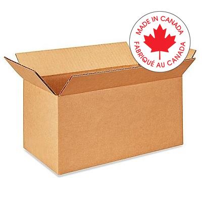Box-Shipping, Corrugated 12 X 6 X 6"H, Kraft 25/Pack - 1855140856