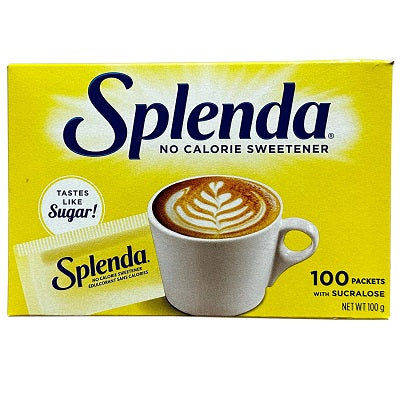 Sweetener-Splenda 1Gm. Packets  100/Box (20007) - 18MI118