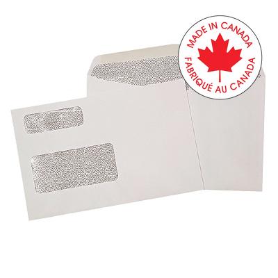 Envelope-T4, 2 Window 5-3/4" X 9" Security 24Lb White 25/Pk - 19031FSCNL