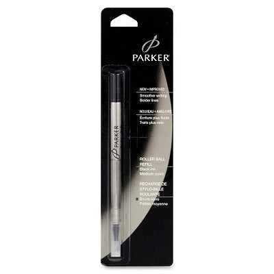 Pen Refill-Parker Rolling Ball 0.8Mm, Medium Black -3021531 - 1950323