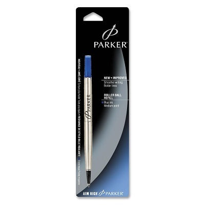 Pen Refill-Parker Rolling Ball 0.8Mm, Medium Blue -3022531 - 1950324