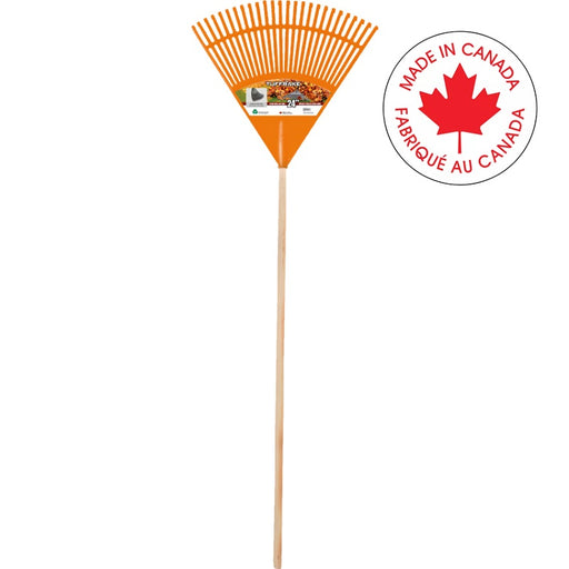 Rake-Tuffrake, Leaf, Fiberglass Handle Fuschia/Grey - 2000571