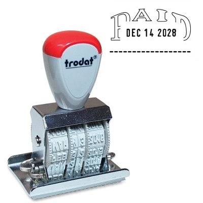 Dater-Die Plate Manual, Paid -2210/L2  --28002 - 2019