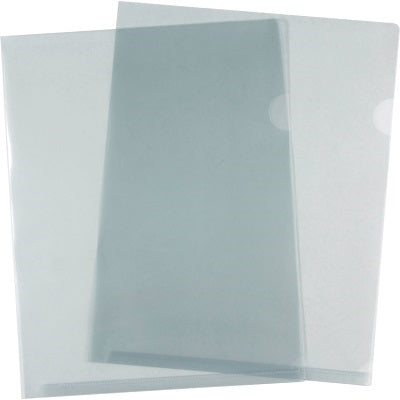 Folder-View, Poly,Letter,Closed 2 Sides W/Thumb, Clear 10/Pk - 20583-60270