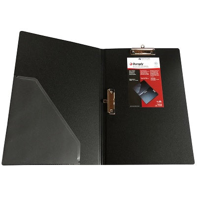 Clipboard-Poly, Folding Duraply Stay Clean, 11X17, Black - 20583-69845
