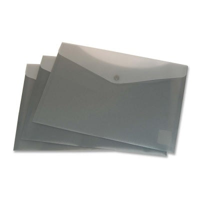 Envelope-Poly, 2 Pocket 13.25X9, Charcoal - 20583-90970