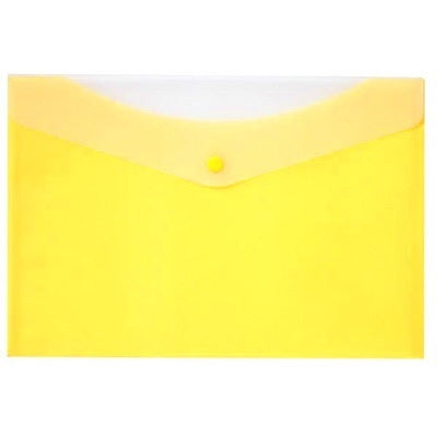 Envelope-Poly, 2 Pocket 13.25X9, Yellow - 20583-90976