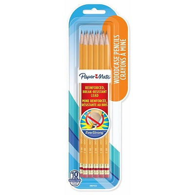 Pencils-Paper Mate Everstrong Hb Tipped, 10 Pack - 2067423