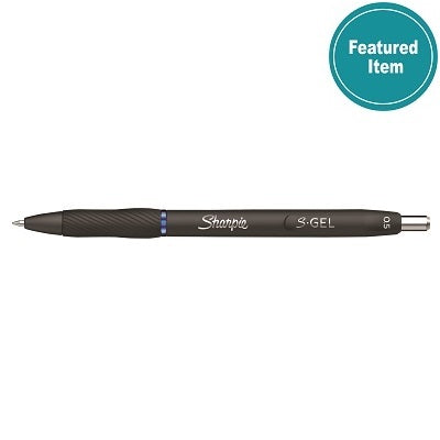 Pen-Retractable, Sharpie S-Gel, 0.5Mm Blue 12/Bx - 2096146
