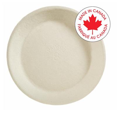 Plates-Paprus 8"  500/Carton - 21018