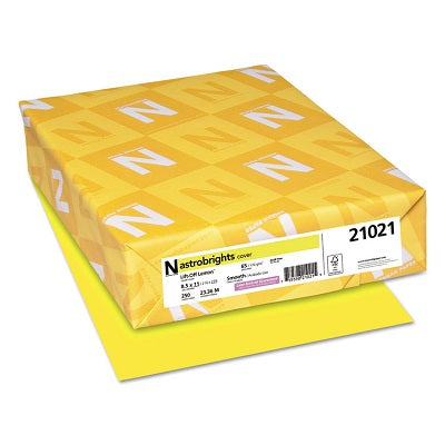 Cover Stock-Astrobrights Letter 65Lb Lift-Off Lemon - 21021