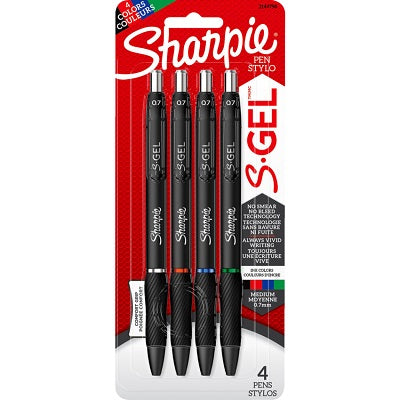 Pen-Retractable, Sharpie S-Gel, 0.7Mm Assorted - 2144798