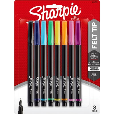 Pen-Porous, Sharpie Fine Assorted 8/Pk - 2145798