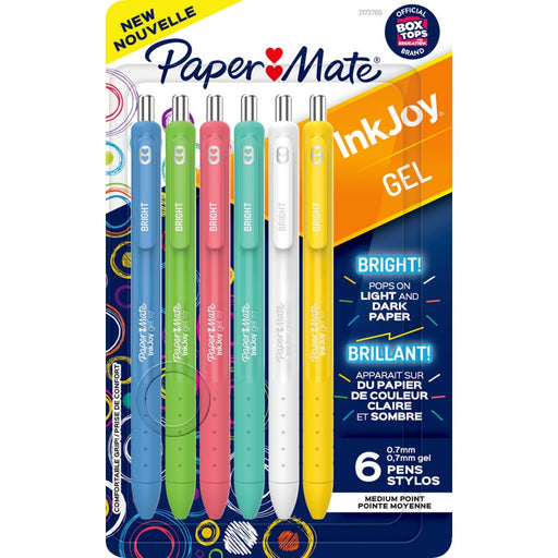 Pen-Retractable, Inkjoy Bright 0.7Mm, 6 Colours - 2173765
