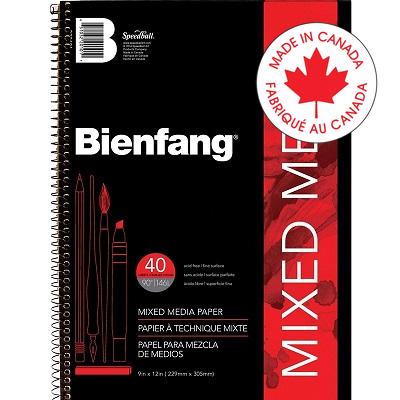 Art Paper Pad-Bienfang Mixed Media 9X12, 40 Sht - 220101