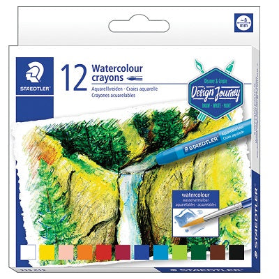 Crayons-Watercolour Staedtler, 12 Colours - 223 C12
