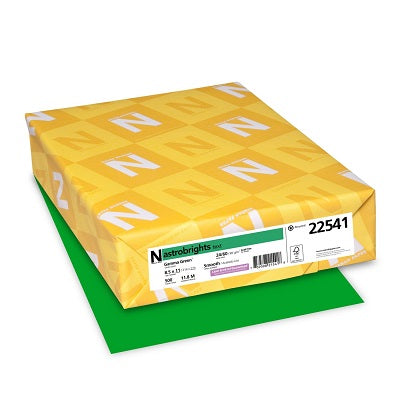 Paper-Astrobrights Letter 24Lb Gamma Green - 22541