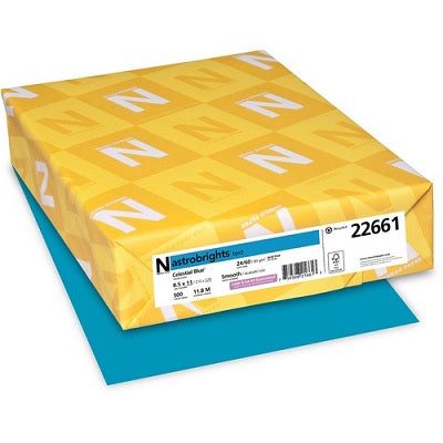 Paper-Astrobrights Letter 24Lb Celestial Blue - 22661