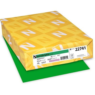 Cover Stock-Astrobrights Letter 65Lb Gamma Green - 22741
