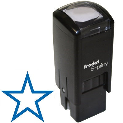 Stamp-S-Printy, Small, Star, Blue  --11395 - 2292