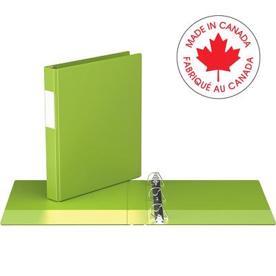 Binder-Essential 2300 1" D-Ring, Lime Green - 2301-24